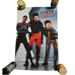Cameo Word Up! 24x36 Album Promo Poster Vintage 1986 PolyGram Records Hip Hop